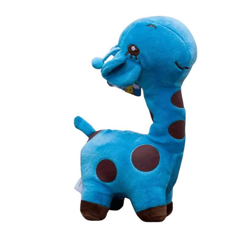 Lolly the Giraffe Soft Plushie 18cm Blue