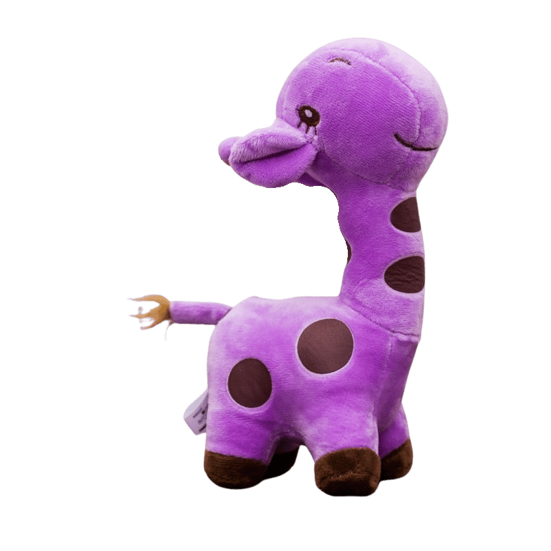 Lolly the Giraffe Soft Plushie 18cm Purple