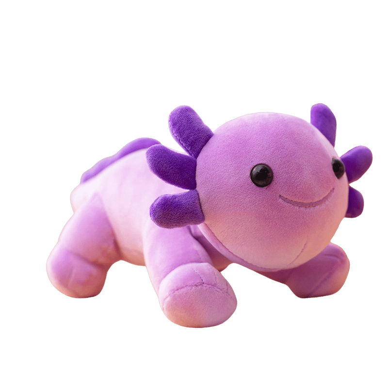 Nami Axolotl Plushie Purple
