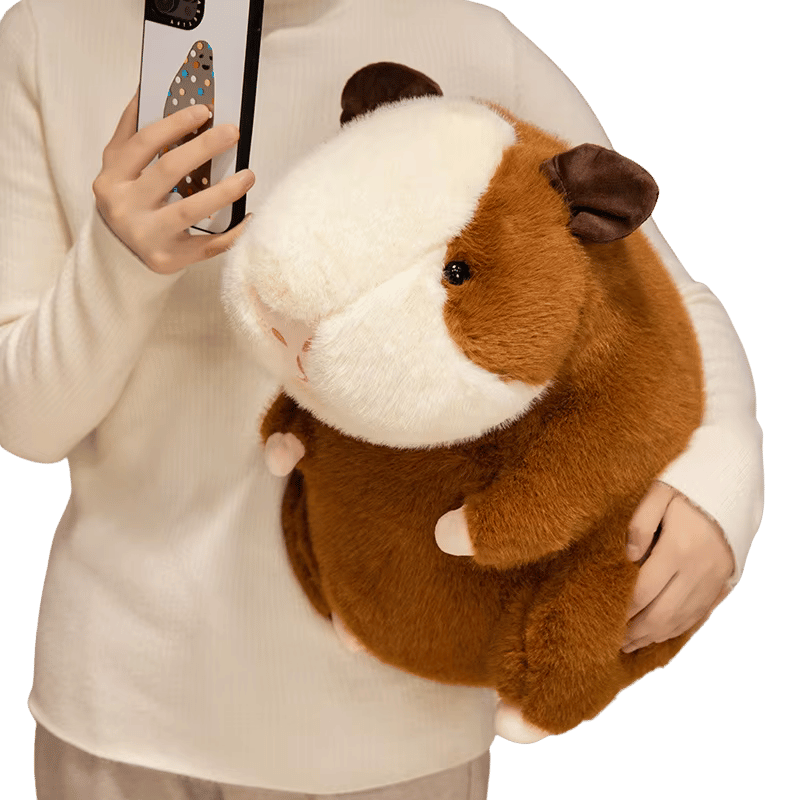 Nugget the Hamster Soft Plushie Toy Held