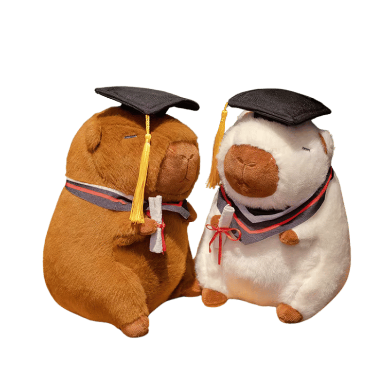 Smarty the Graduate Capybara Plush Friends