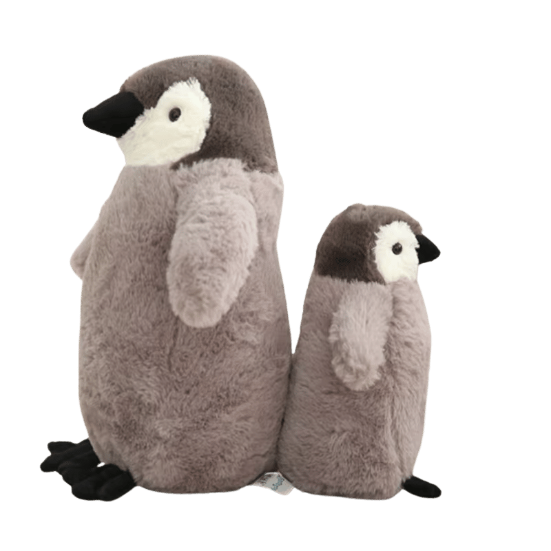 Tukku the Penguin Soft Plush Toy Back to Back