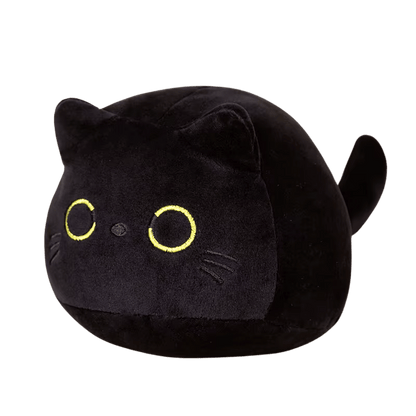 Midnight Meow – Soft Black Plush (Large Plush)