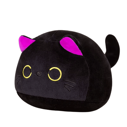 Midnight Meow – Soft Black Plush (Large Plush)