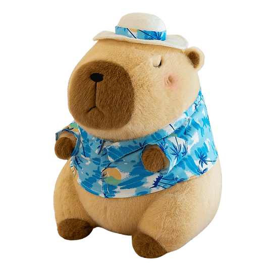Sunny the Vacation Capybara – Tropical Plush Buddy