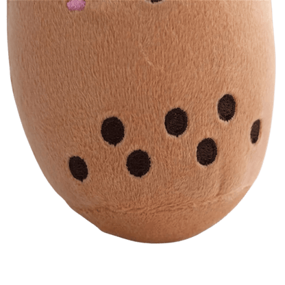 Bobaloo Mini Boba Plush Keychain Brown Bottom