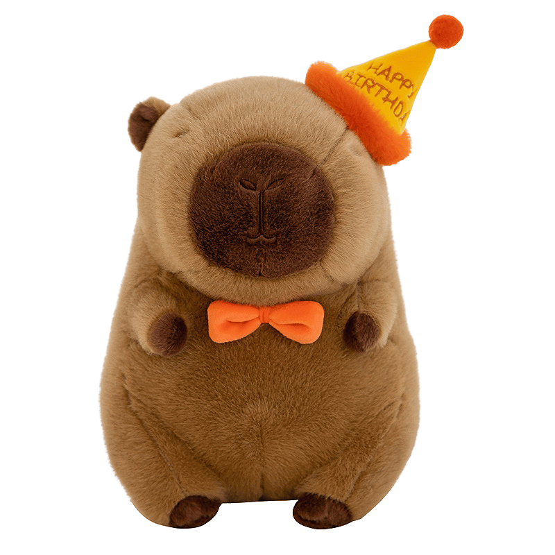 Bruno the Birthday Capybara – Plush Celebration Buddy