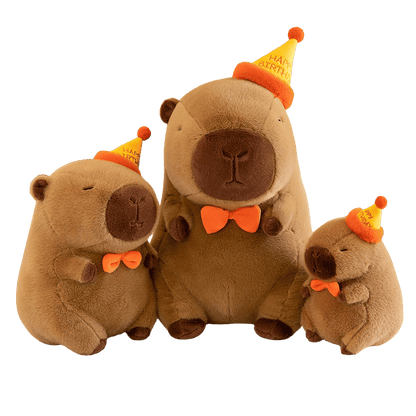 Bruno the Birthday Capybara – Plush Celebration Buddy Family