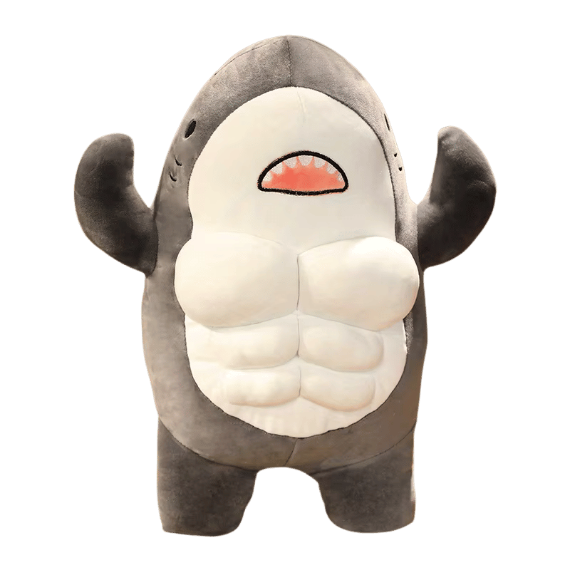 Chad the Shark Muscle Plush Soft Toy