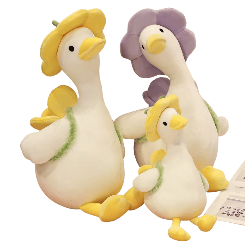 Flora Duck Soft Plushie Toy Family