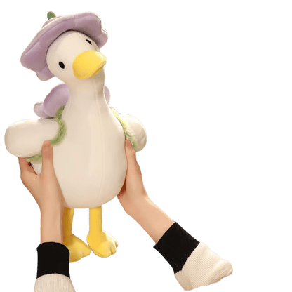 Flora Duck Soft Plushie Toy Modeled Hand