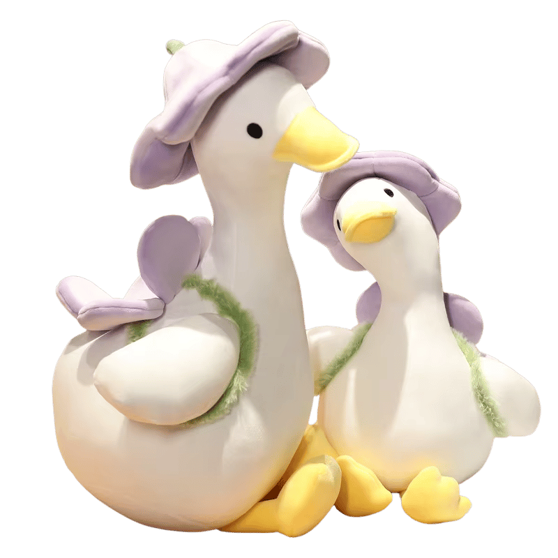 Flora Duck Soft Plushie Toy Big Small Ducks