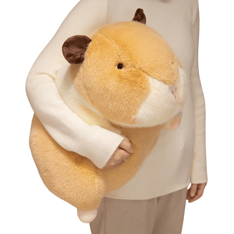 Nugget the Hamster Soft Plushie Toy Side Modeled