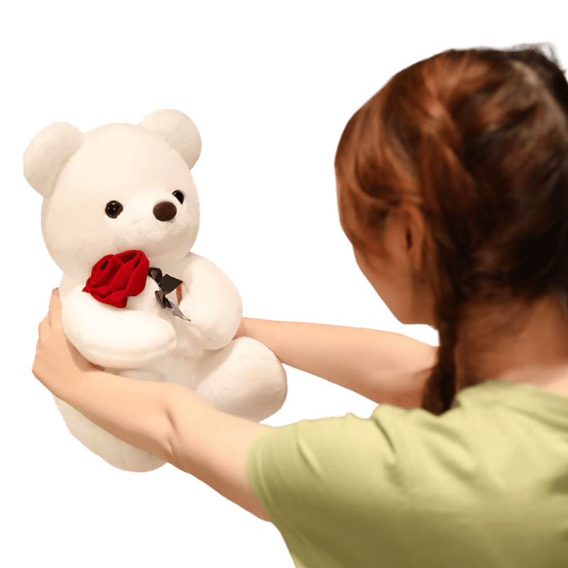 Rosie the Bear - Soft Teddy Plush Modeled