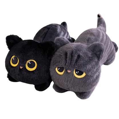 Shadow the Sleepy Cat Plush – Big, Soft, and Full of Attitude