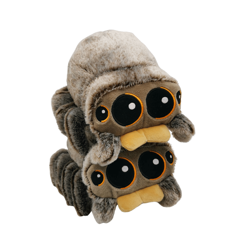 Skittles Spider Crawling Cute Toy Plush Soft Pair Stacked