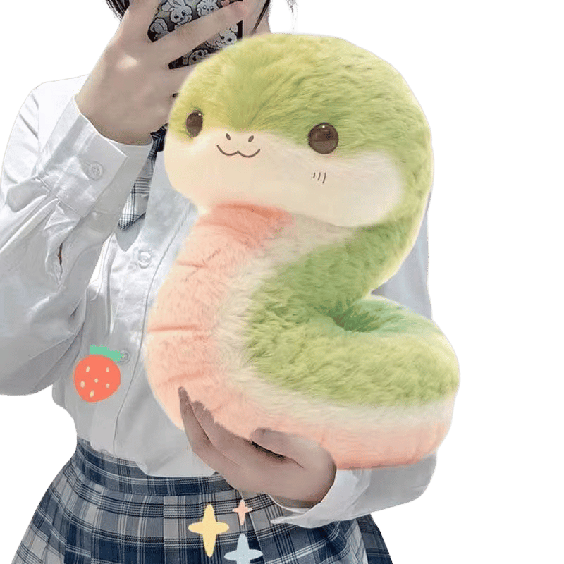 Slinky the Spring Snake Plushie Soft Toy modeled