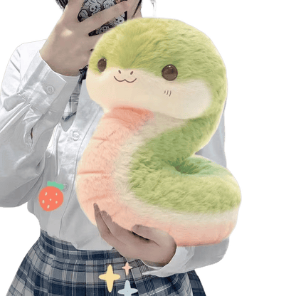 Slinky the Spring Snake Plushie Soft Toy modeled