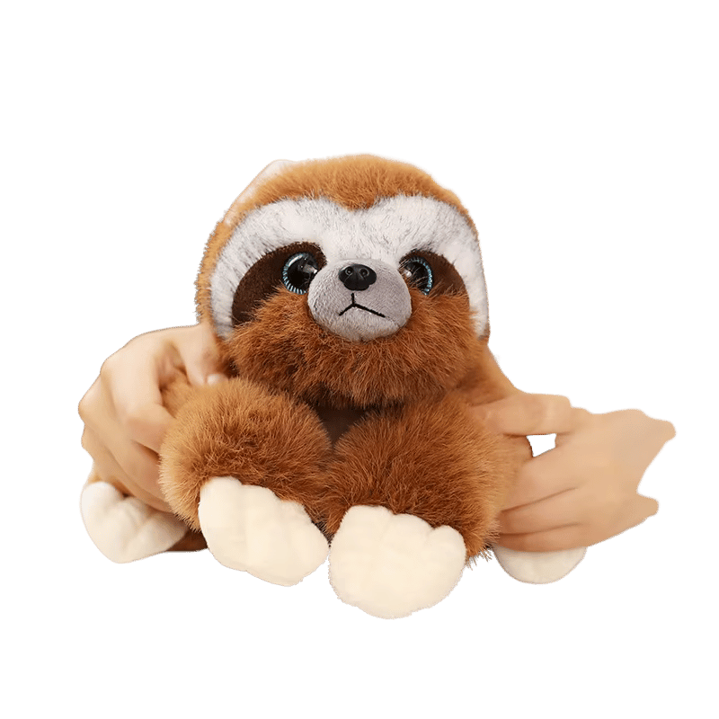 Snoozer the Sloth Soft Plushie Modeled