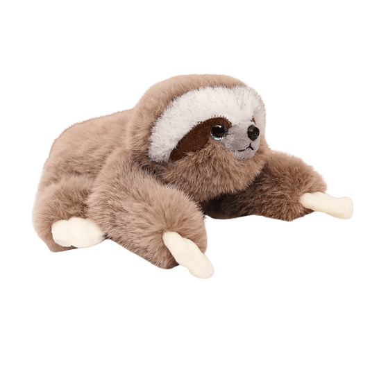 Snoozer the Sloth Soft Plushie Grey