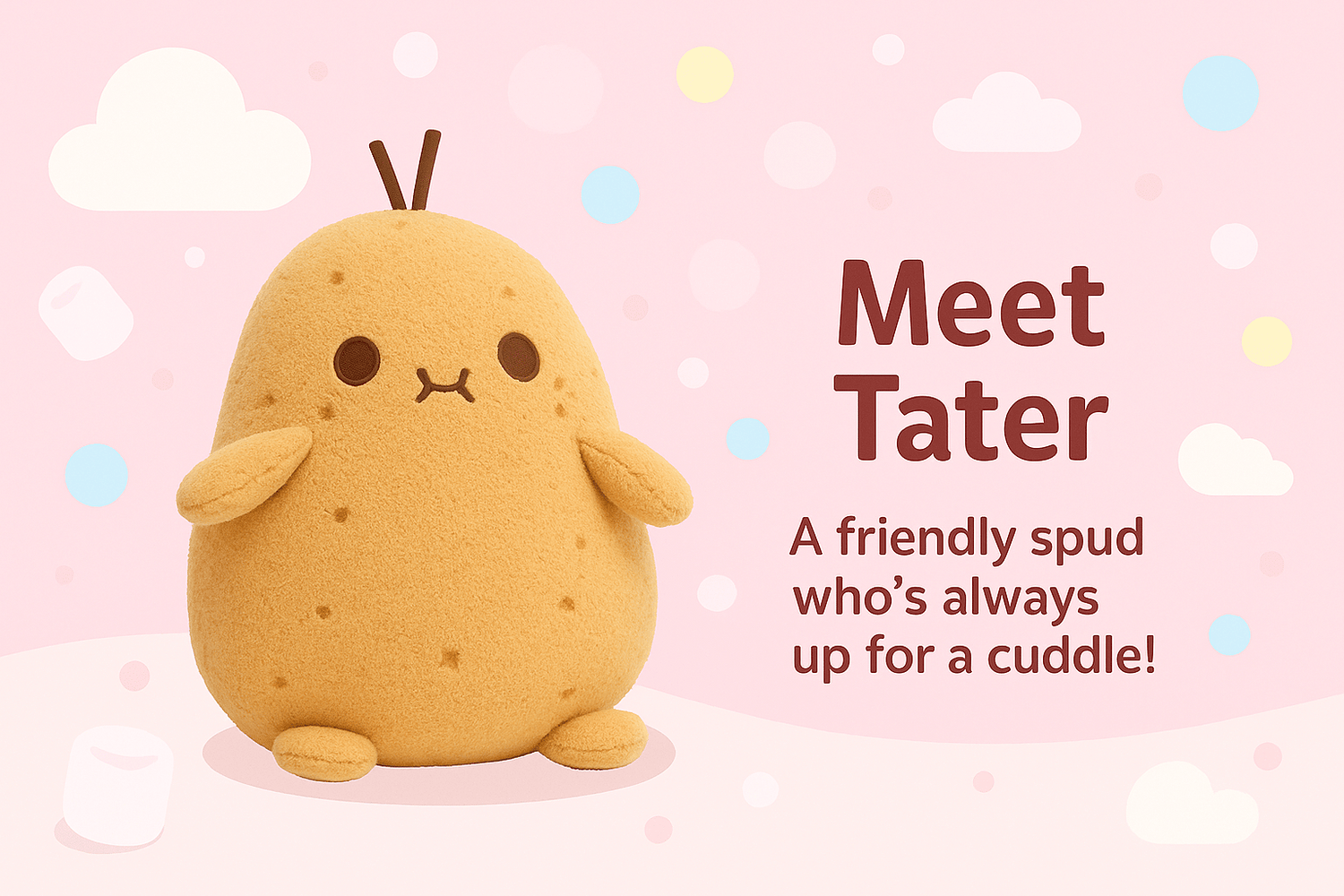 Tater Friendly Spud Section Image Soft Toy Plush Plushie