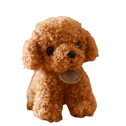 Woofy the Curly Pup 20cm Soft Plush Sitting