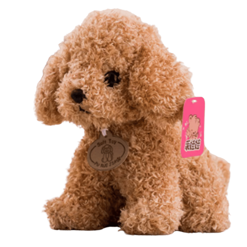 Woofy the Curly Pup 20cm Soft Plush Cute