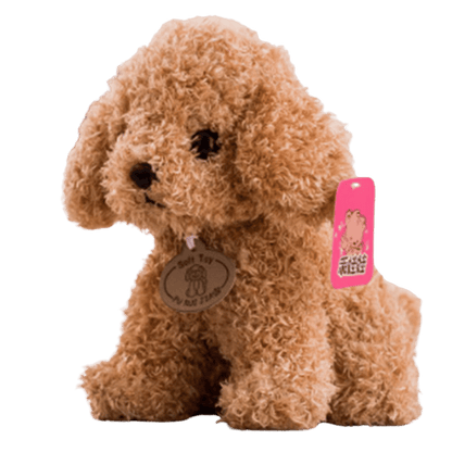 Woofy the Curly Pup 20cm Soft Plush Cute